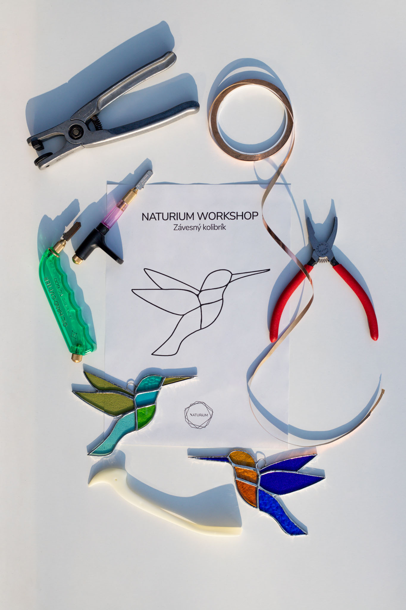 Kreatívny workshop Tiffany vitráže v Bratislave pre dospelých a firmy v Naturium