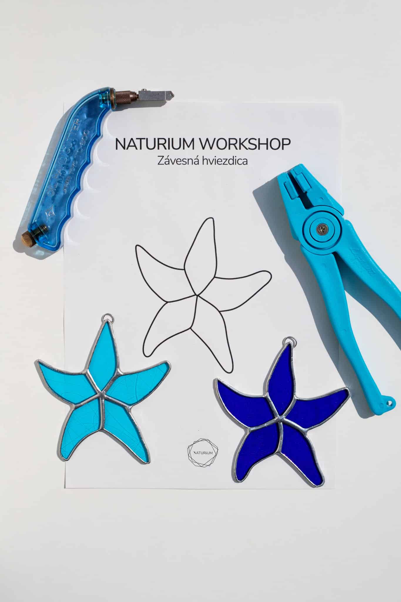 Kreatívny workshop/kurz vitráže v Bratislave pre dospelých a firmy v Naturium